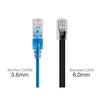 Monoprice SlimRun Cat6A Ethernet Patch Cable - Snagless RJ45_ UTP_ Pure Bare Cop 33236